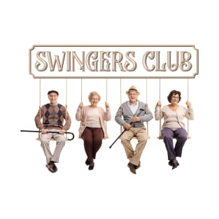 Swingers Club Old Folks Swinging T-Shirt