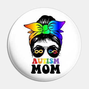 Autism Mom Pin