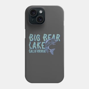 Big bear Lake fishing Phone Case
