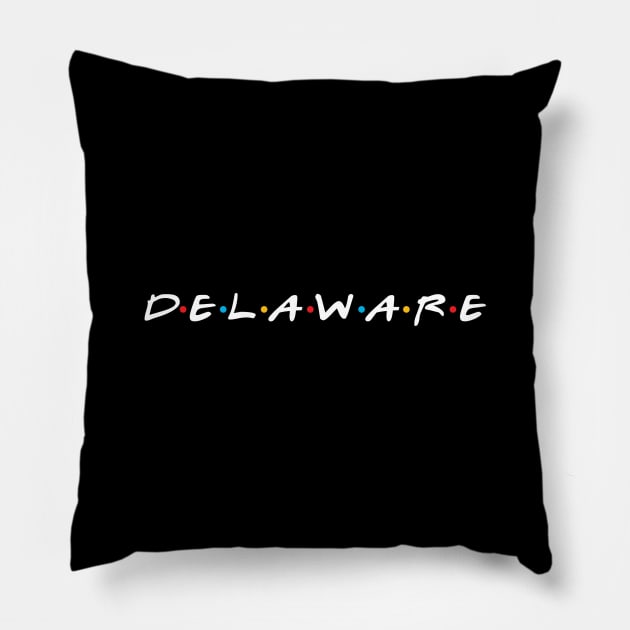 Delaware Friends Pillow by kani