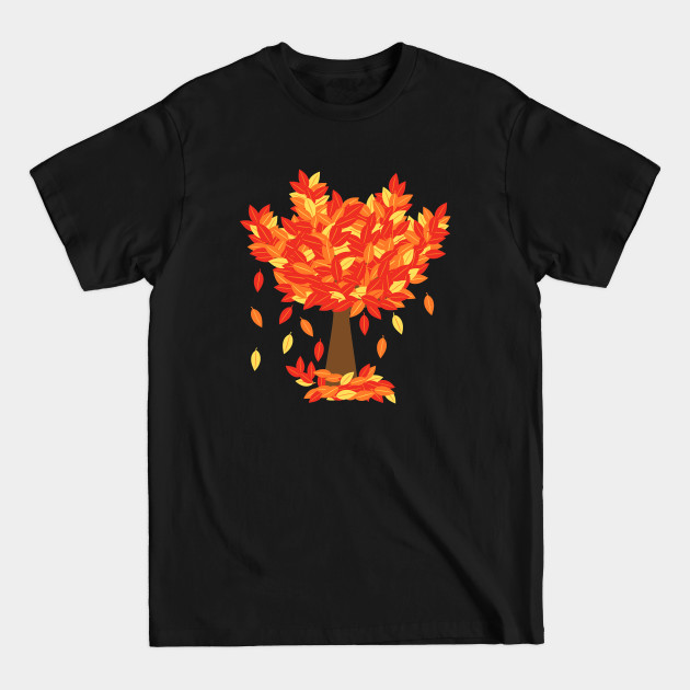 Discover Autumn Tree - Autumn Colors - T-Shirt