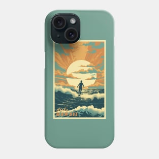 Hawaii Vintage Retro Travel Poster Phone Case