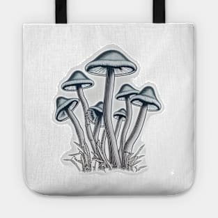 Fungi Fun: Cartoon Mushroom Print to Show Your Eco-Friendly Style 2 Tote