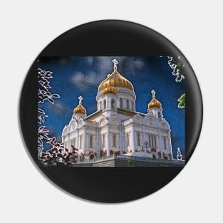 Cathedral of Christ the Saviour, Moscow, Russia Pin