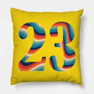 23 Retro 2 Pillow