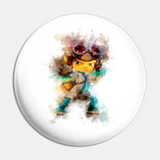 Razputin - Psychonauts 2 (Watercolor) Pin