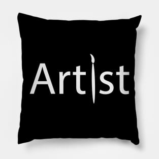 Artist being artistic Pillow