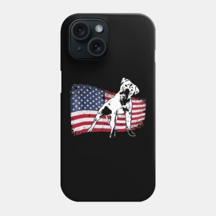 American Bulldog USA Flag 4th Of July Phone Case