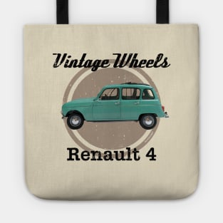 Vintage Wheels - Renault 4 Tote