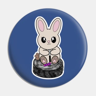 Puck Bunny (Bisexual) Pin