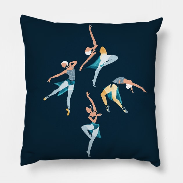 Suspended Rhythm Pillow by SelmaCardoso