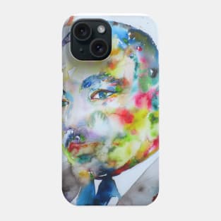 MARTIN LUTHER KING Jr. - watercolor portrait .2 Phone Case