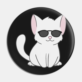 Cat wearing Sunglasses Pin