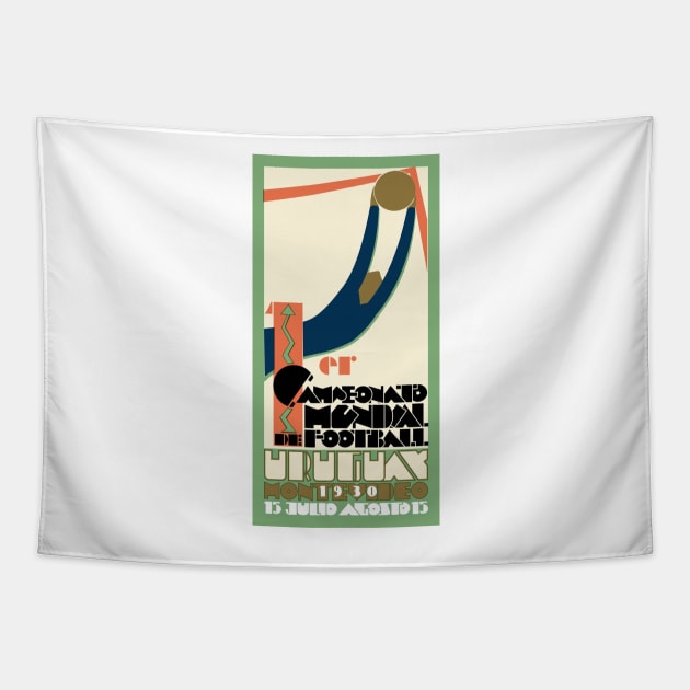 Uruguay 1930 World Cup Tapestry by Confusion101