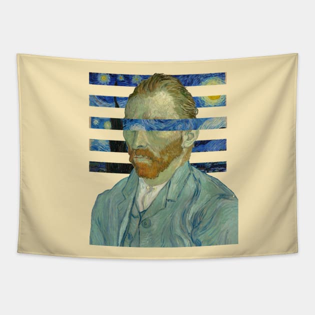 Van Gogh With Stary Night Tapestry by sedharutyunyan