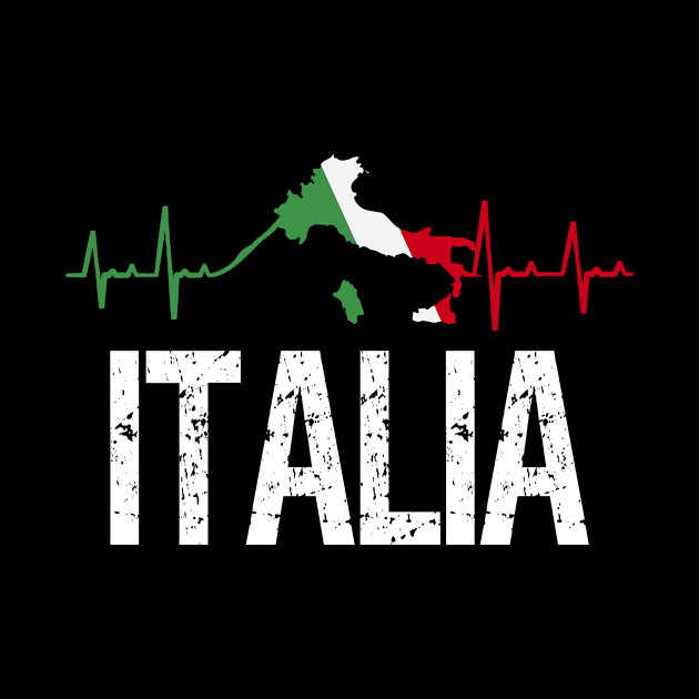 Italia Heartbeat Proud Italian Flag Italy 2021 by Gtrx20