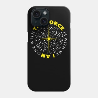 The Force is with me (yellow) Phone Case