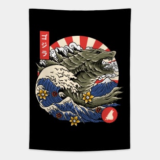 Kaiju Wave Tapestry