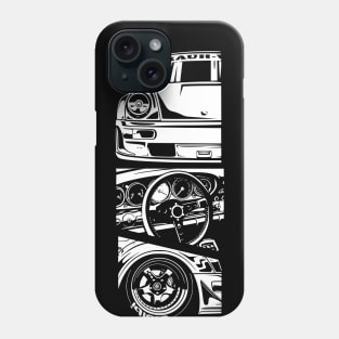 Classic 911 964 RWB Automotive Apparel JDM RWB Car Phone Case