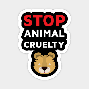 Stop Animal Cruelty Magnet