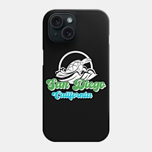 San Diego California Turtle San Diego Beach Phone Case