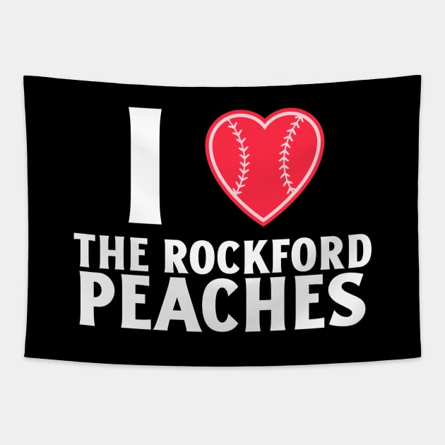 I ❤️ The Rockford Peaches Tapestry by brendalee