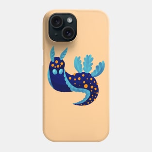 Cute Blue Alien Sea Slug Phone Case