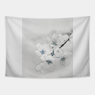 Memories aesthetic beautiful bloom flowers cherry blossom romantic love beauty Tapestry