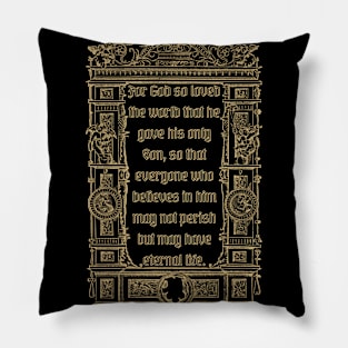 God so Loved the world. Pillow