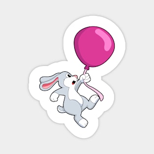 Rabbit with Balloon Magnet