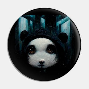 Emo Panda Pin