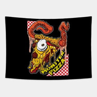 Monster Pizza Cyclops with tentacles Tapestry