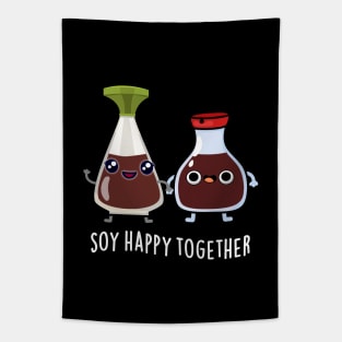 Soy Happy Together Soy Sauce Pun Tapestry