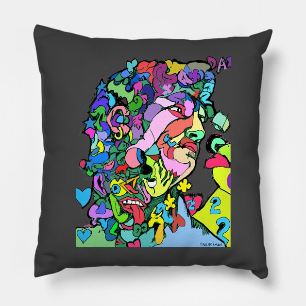 Michelangelome Pillow by DaxNorman