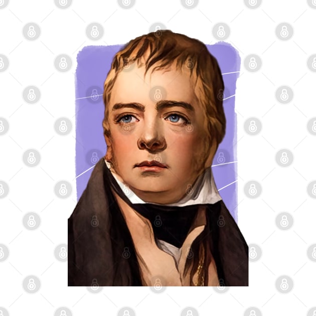 Scottish writer Walter Scott illustration by Litstoy 