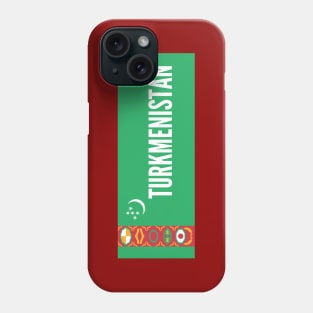 Turkmenistan Flag Phone Case