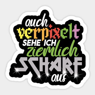 Lustige Gamer Sprueche Stickers Teepublic Au
