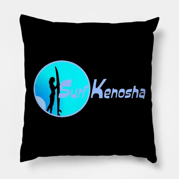 Surf Kenosha Pillow by Vandalay Industries