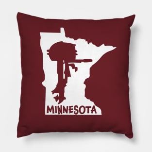 Minnesota Outboard Motor Souvenir Pillow