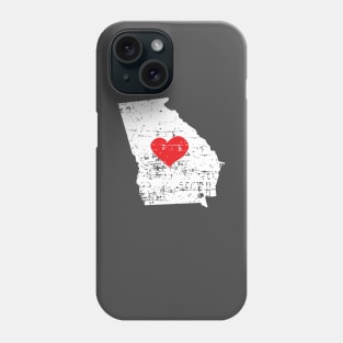 <3 Georgia State Gift T Shirt for Men Women and Kids Phone Case