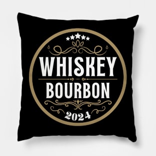 Whiskey Bourbon 2024 Pillow