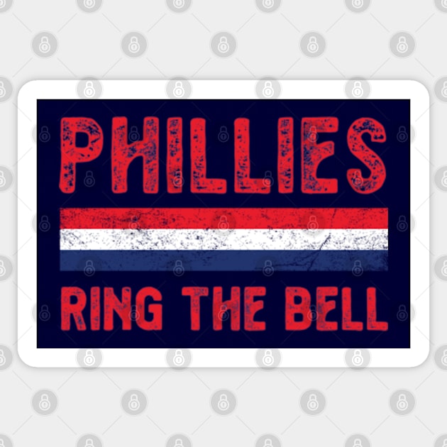 Ring The Bell Philadelphia Philly Baseball Christmas Sticker for