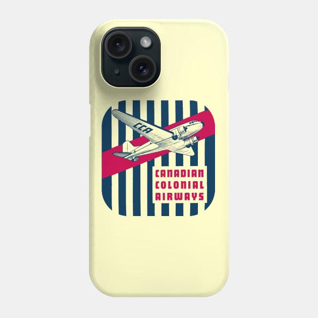 Canadian Colonial Airlines Phone Case by Midcenturydave