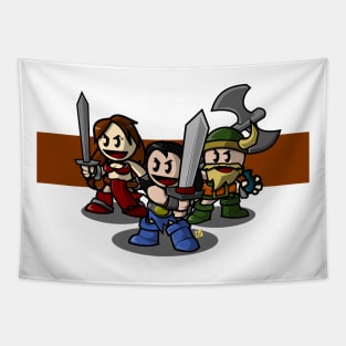 An amazon warrior, a barbarian and a dwarf walk into a game... Tapestry