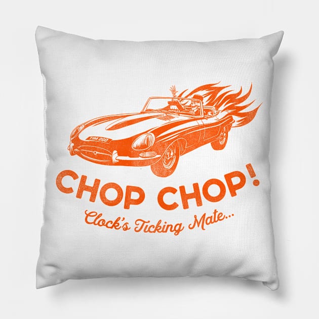 Chop Chop! Pillow by victorcalahan