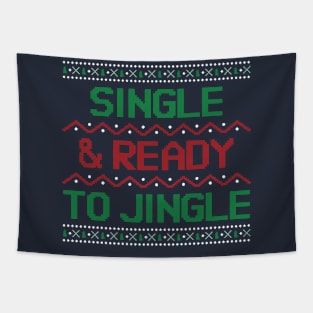 Ready to Jingle Ugly Sweater Tapestry