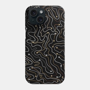 Lines Star Pattern Phone Case