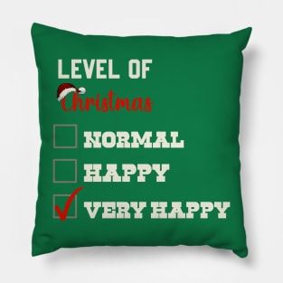 Level of Christmas Pillow