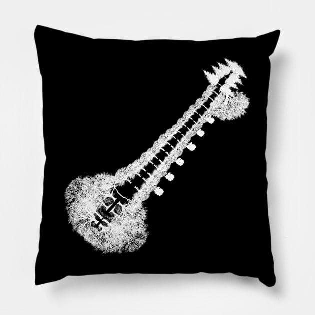 Nature Sitar Pillow by Tee Nets