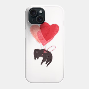 Funny Valentines Day Cats Kitten Valentine Cat Dad Cat Mom Phone Case